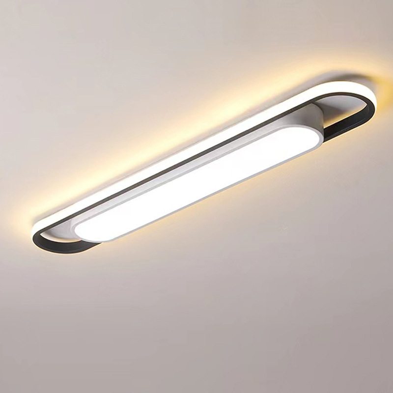 Rectangular Simple Modern Entrance Ceiling Lamp Hallway Aisle Long Strip LED Ceiling Light