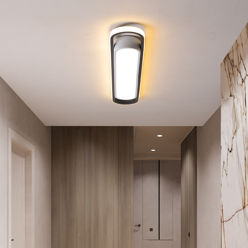 Rectangular Simple Modern Entrance Ceiling Lamp Hallway Aisle Long Strip LED Ceiling Light