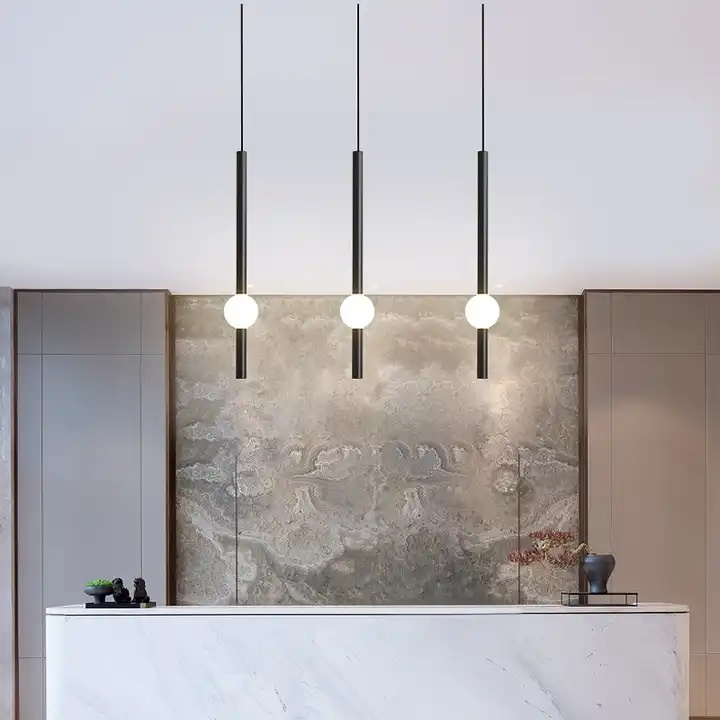 LED Pendant Lamp Modern Acrylic Hanging Light Kitchen Island Dining Living Room Bar Cafe Droplight Fixture