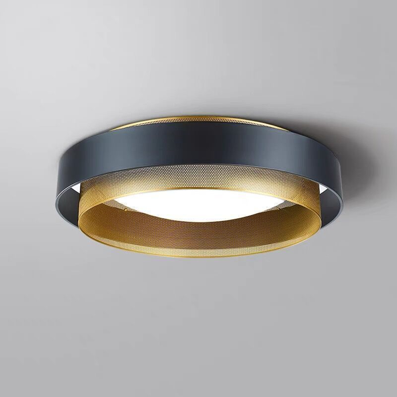 Simple Black Gold Luxury Living Room Indoor Ceiling Lamp Modern Minimalist Bedroom Restaurant LED Ceiling Light