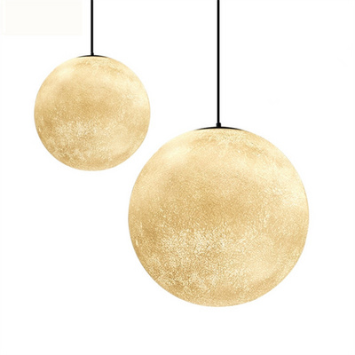 Restaurant Bar Art Spherical Chandelier Moon Lamp Nordic Dinning Room Bedroom Shopping Mall modern hanging pendant light