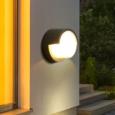 Outdoor LED Ceiling Light Garden Porch Surface Mounted Sconce Light Bathroom Balcony Outside Waterproof LED Wall Light