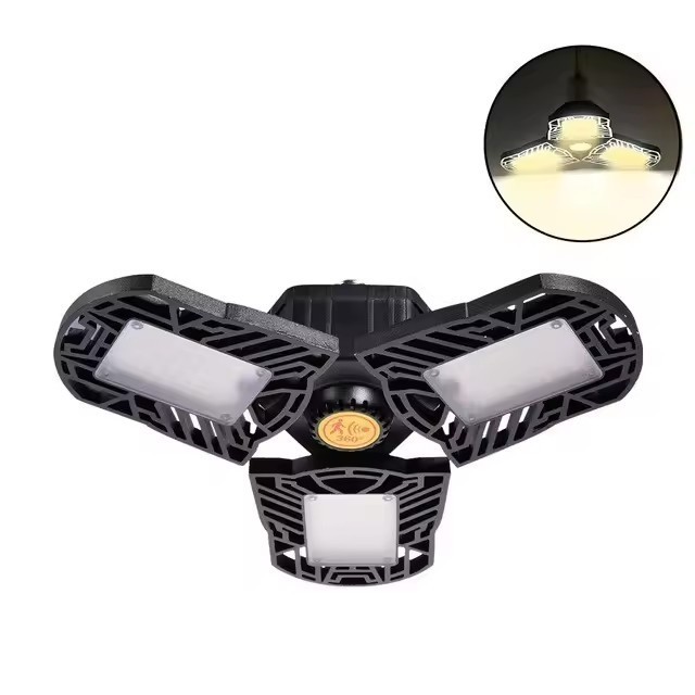 LED High Bay Ceiling Garage Lights 40W 60W Deformable LED Industrial Lamp