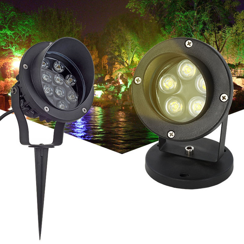 High Power Outdoor Landscape Garden Spot Lighting 6W 9W 12W 15W 18W 24W 36W RGB LED Spike Light