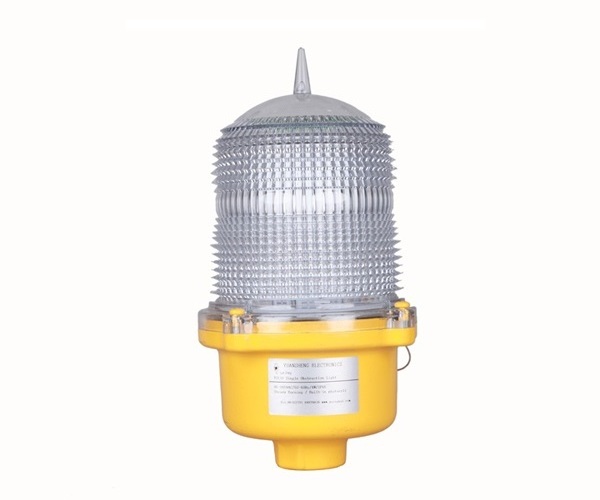 Airport Marine Tower Solar Powered Aviation Obstruction Light Low Intensity Solar LED Navigation Aviation Obstacle Warning Light