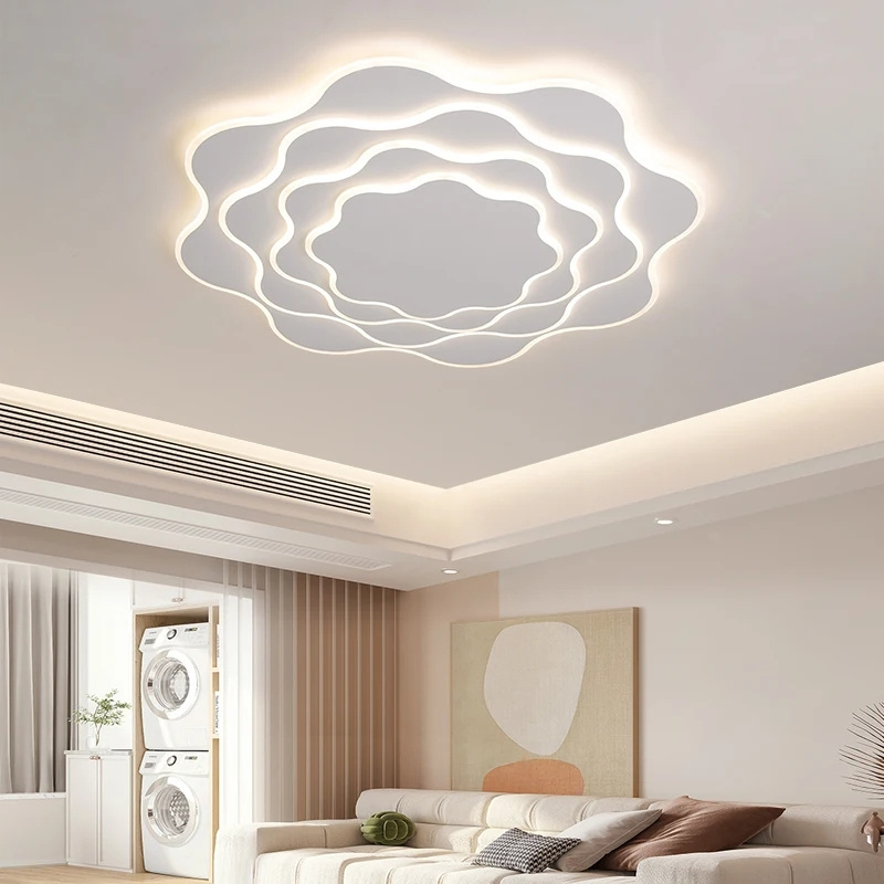 Acrylic Dimmable Ceiling Lights Modern LED Chandeliers Dining Room Bar Lamps Indoor Lighting Home Decor Luster Fixture