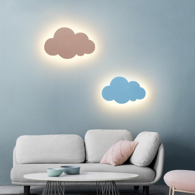 Cloud Shape LED Wall Light Decor Mounted Lamps Bedroom Living Room Lights