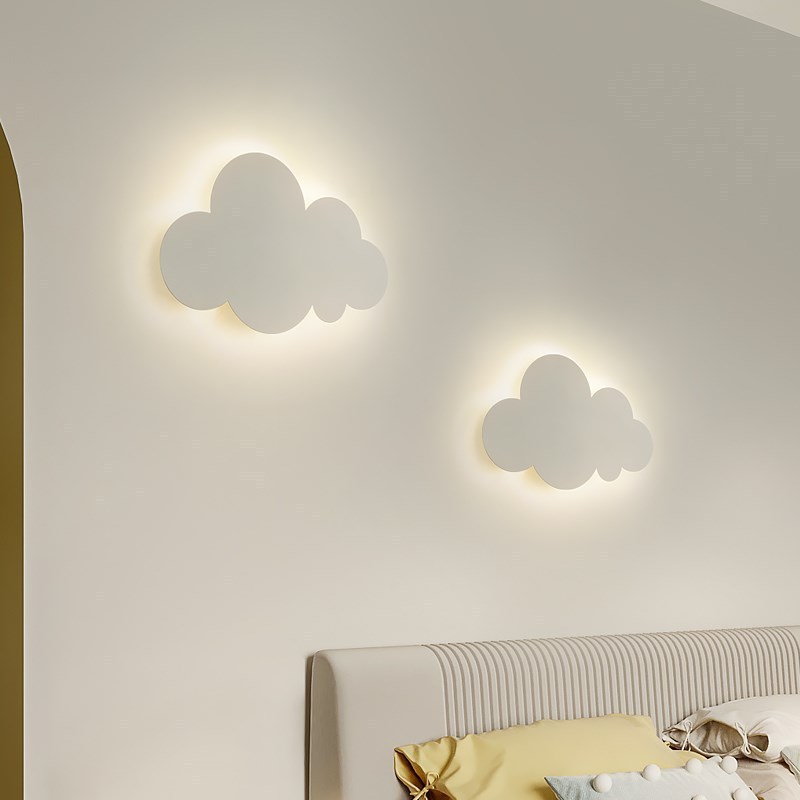 Cloud Shape LED Wall Light Decor Mounted Lamps Bedroom Living Room Lights