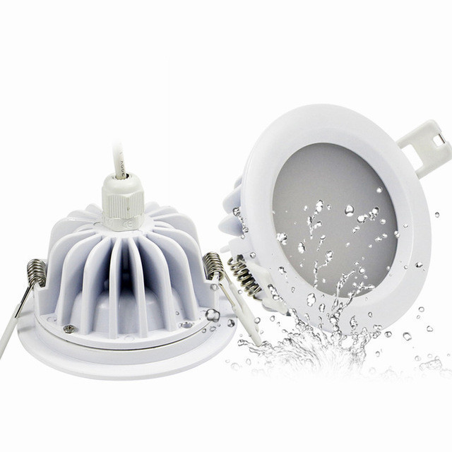 Recessed Ceiling Spot Down Light 5W 7W 9W 12W 18W 24W IP67 IP65 Waterproof LED Downlight