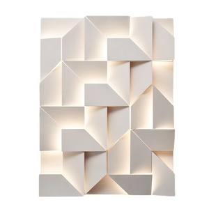 Modern Indoor Wall Lamp Bedroom Living Room Background Wall Light Restaurant Home Decoration Geometric Art Wall Lights