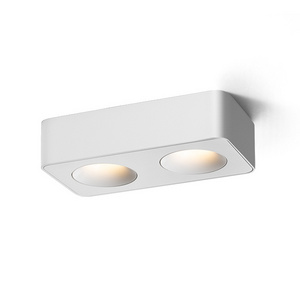 Ultra Thin Surface Mounted Down Light 9W 18W 36W 48W Dimmable LED COB Spotlight Black Square Ceiling Downlight