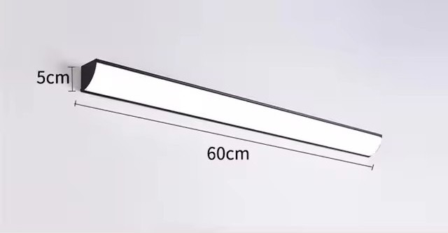 Nordic Linear Wall Light Waterproof Modern Strip Indoor Outdoor Aluminum Acrylic Wall Bar Ceiling Lights