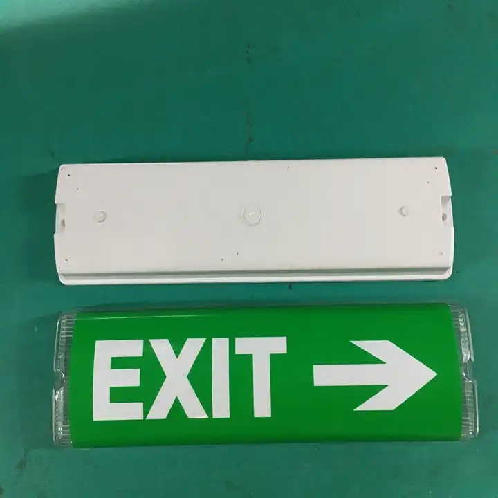 Waterproof IP65 Battery Powered LED Fire Emergency Exit Fluorescent Sign Lights For emergency exit light