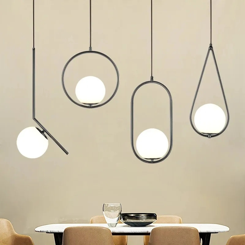 Modern LED Pendant Lights Home Decoration Living Room Hanging Lamps Kitchen Indoor Light Fixtures