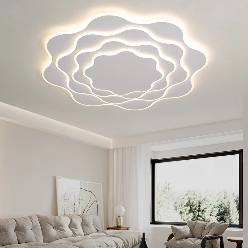 Acrylic Dimmable Ceiling Lights Modern LED Chandeliers Dining Room Bar Lamps Indoor Lighting Home Decor Luster Fixture