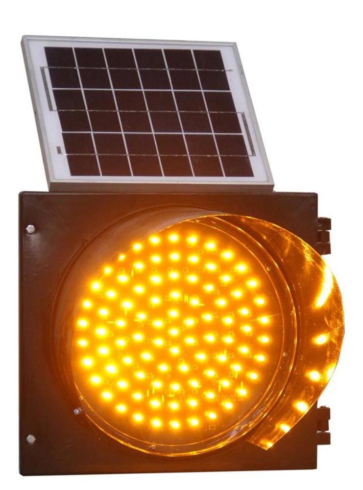 Solar LED traffic light LED sign yellow strobe light LED warning light