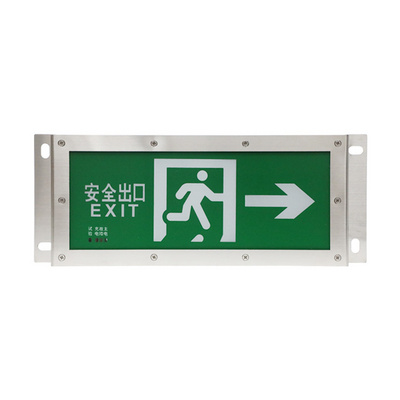 Explosion Proof Emergency Exit Signs IP65 Recessed Mounted Rechargeable Fire LED Emergency Light Exit Sign Light