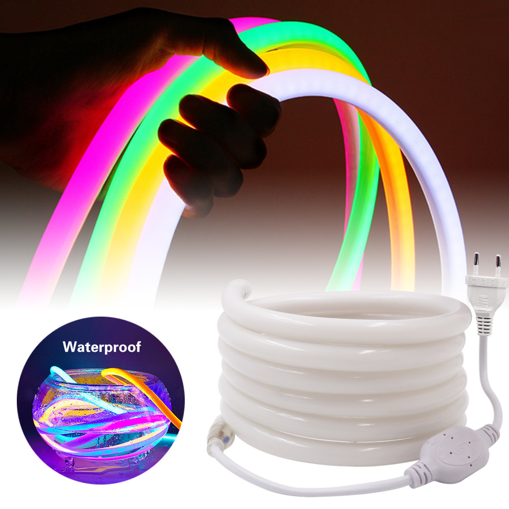 12V 24V 110V 220V Neon Rope 12Mm 14Mm 16Mm 18Mm 22Mm 360 Degree LED Round Neon Light