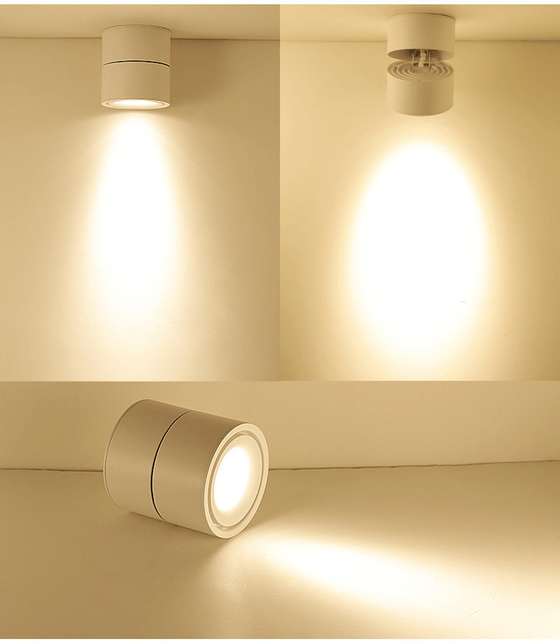 Modern Surface Mounted Dimmable 7W 9W 12W LED Ceiling Spot Light