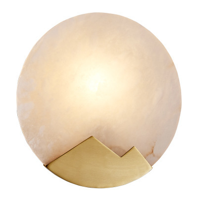 Nordic Modern Stone Wall Lights Bedroom Hotel Marble Sconce LED Wall Lamp