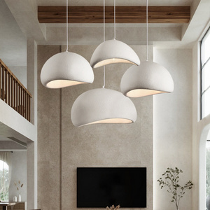 Modern Indoor Hanging Ceiling Chandelier Fixtures For Dinning Room Bar Restaurant Designer Wabi Sabi Pendant Lights