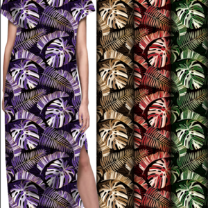 New Design Islander Polynesian Flowers Printed Chalis Fabric 100% Viscose Spun Kain 30S Rayon Challis Fabric For Shirts Dress