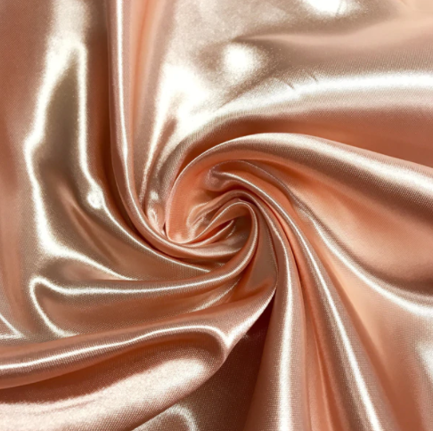 Shiny And Super Soft Satin Fabric 100%Polyester Duchess Satin For Bridal Dress