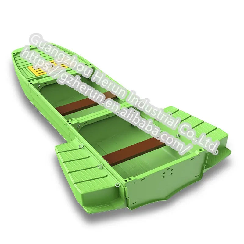 Professional version can be stacked portable plastic detachable rowboat fishing boat