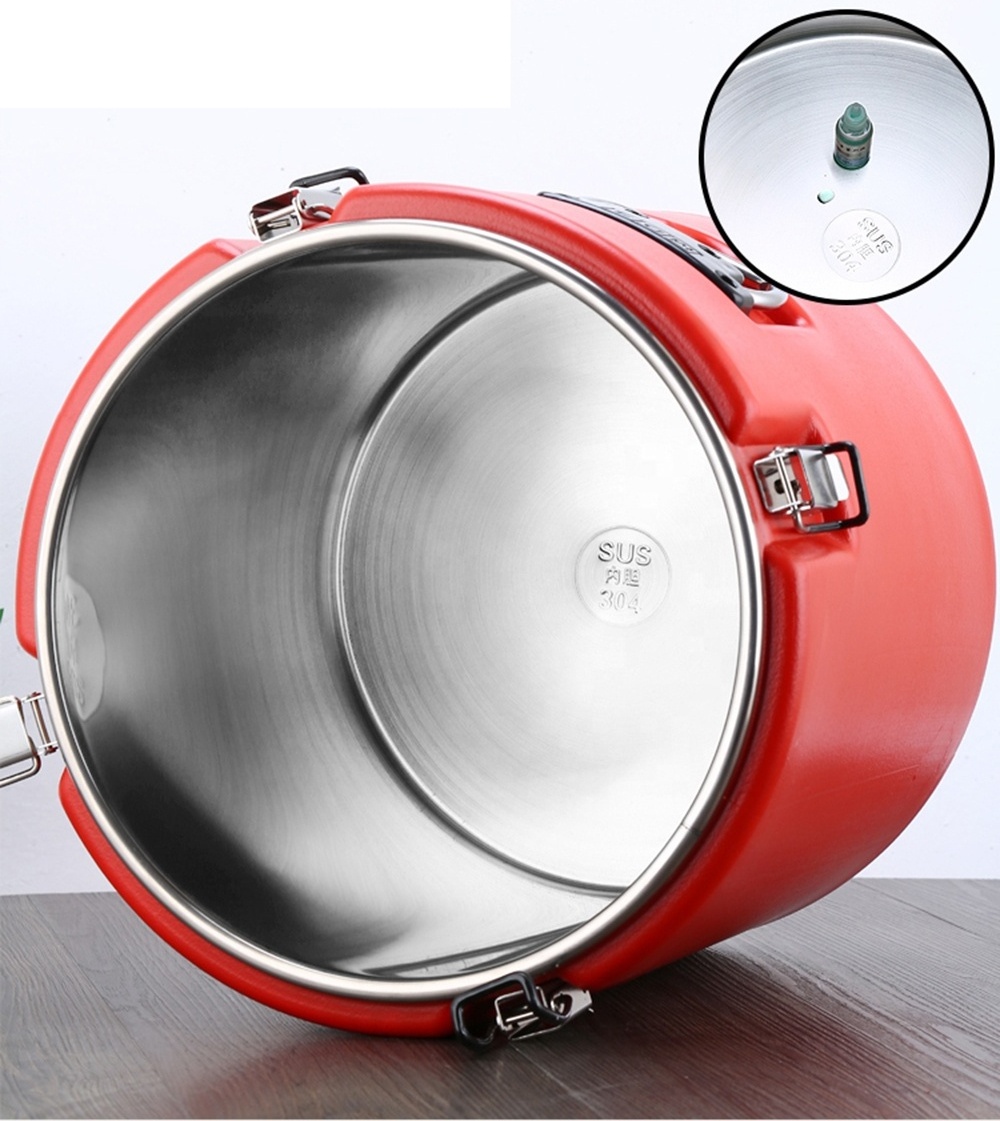 8L 18L 28L 38L 58L Stainless steel SS304 milk tea thermos barrel soup bucket for hot food