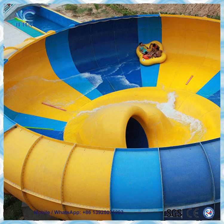 Heavy duty water park cloverleaf tube for water slide fiberglass water slide parts