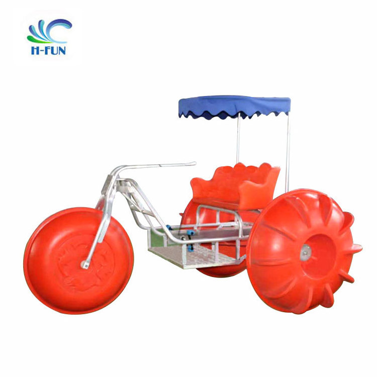 LDPE plastic sea tricycle water tricycle bike pedal boats for sale