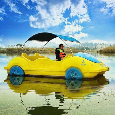 New water car design pedal boat or paddle boat water bike pedal boat