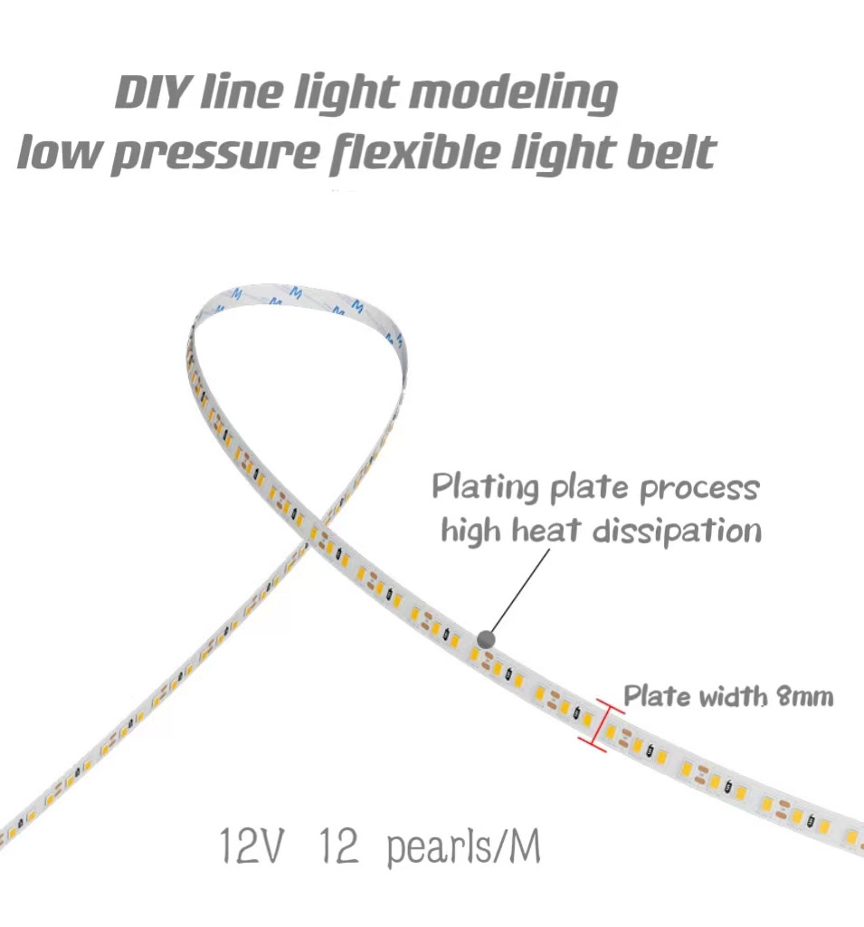 Low pressure COB self-adhesive light strip Indoor and outdoor light with high color rendering LED flexible light strip