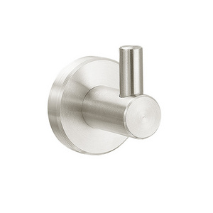 Stainless steel bathroom single robe hook