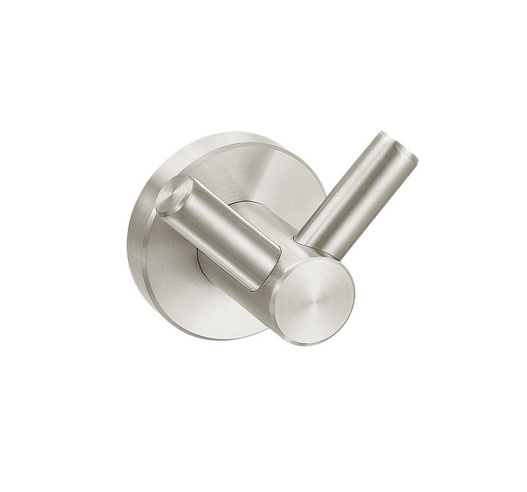 Stainless steel bathroom single robe hook