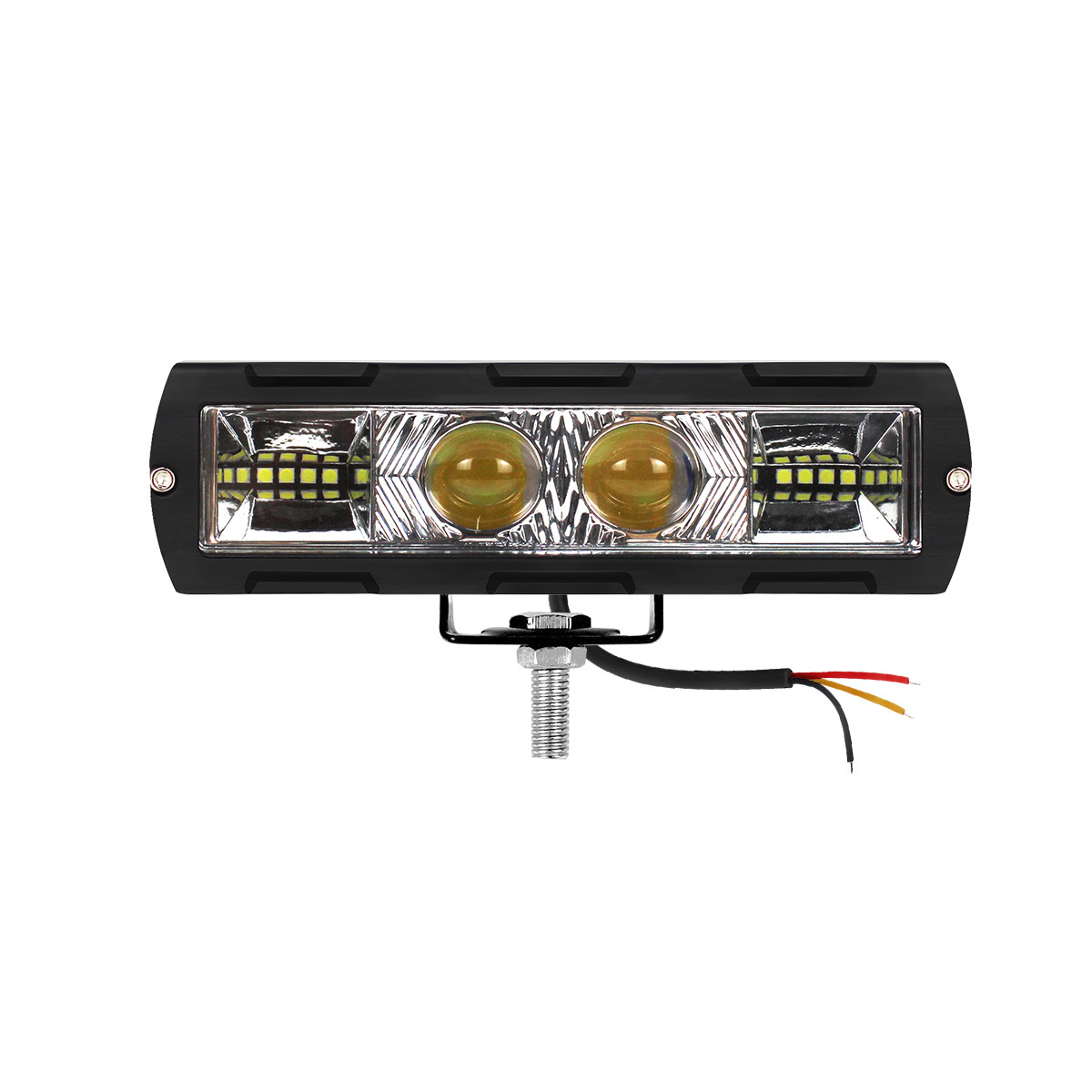 40W Amber White LED Work Light Bar Offroad Spot Pods Driving Fog Light for Jeep Pickup Truck Trailer