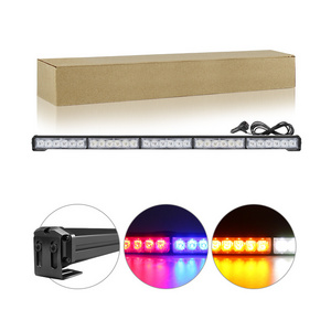 29inch Car LED Strobe Warning Light Bars Truck VAN Boat DRL Flashing Emergency LED Work Light Bar Multi Color