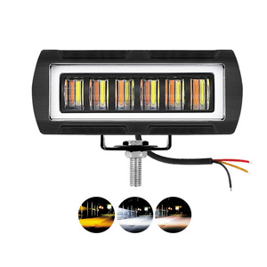 35W Off-road Auxiliary Lights 6LED Spot Lights High Low Beam Driving Work Light for Jeep ATV Motorcycle