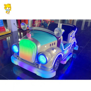 Shopping Mall Battery Powered Radar Warning Kids Fiberglass Classic Car Kid Ride Indoor Electric Bumper Car