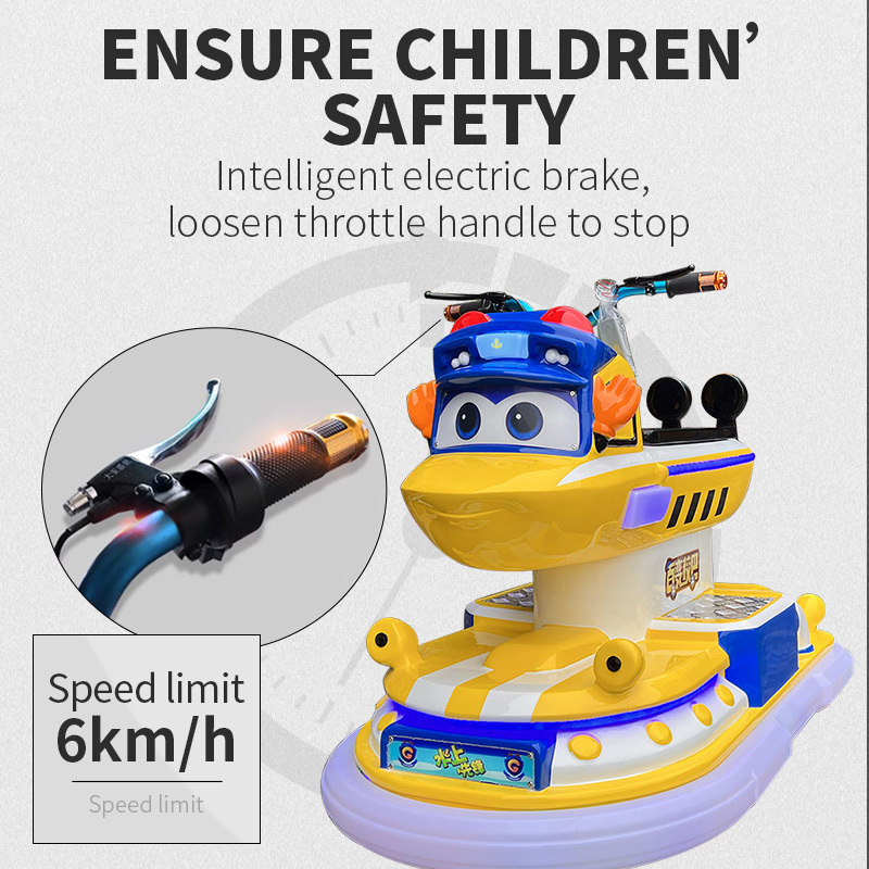 HAOJILE  Water Rescue Captain Hot Selling Commercial Floor Net Dodgem Cars Indoor Amusement Park Rides Bumper Cars  Kids  Adults