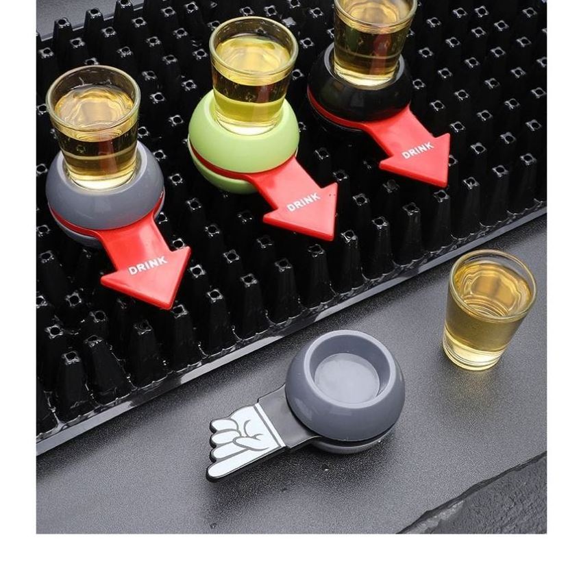 Friends Gathering Holiday Party Shot Spinner Drinking Arrow Party Game Spin the Sho t