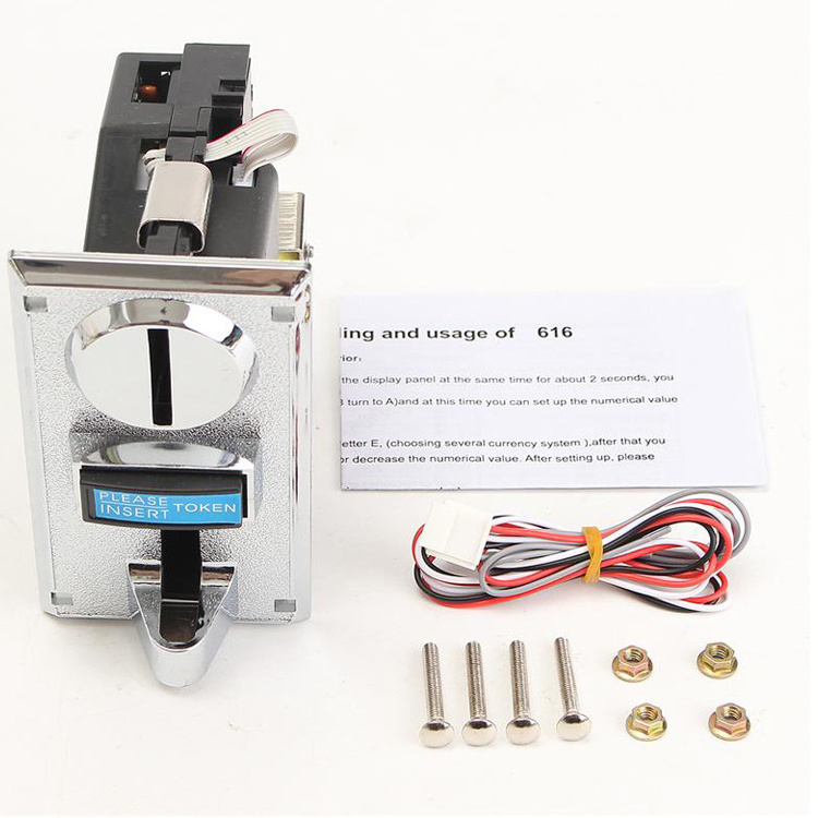 Vending machine multi-coin coin acceptor  for sale coin acceptor for washing machine