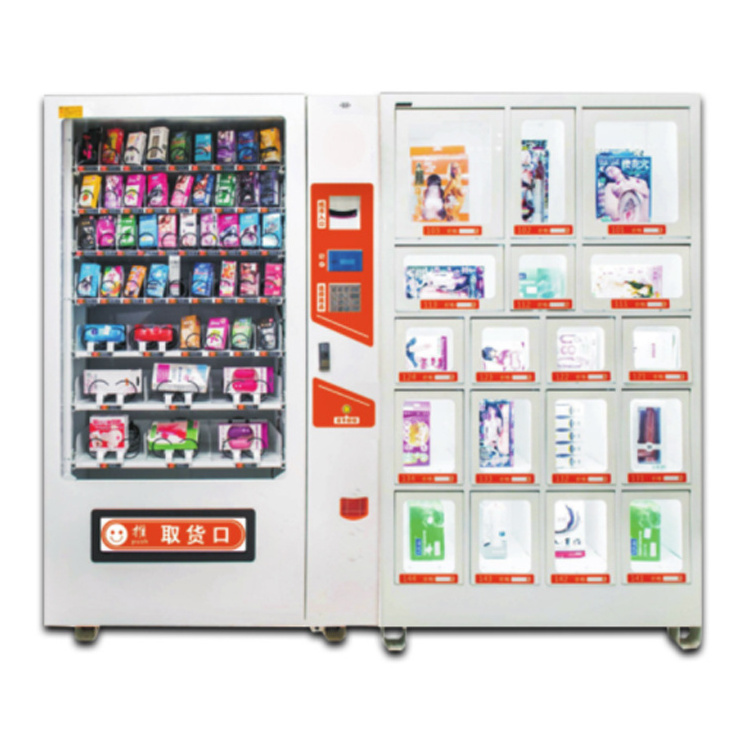 Hotsale big capacity snack adult toy combination vending machine for hotel