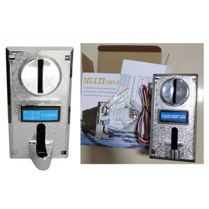 Vending machine universal electronic mechanical euro selector reader 616 multi coin acceptor