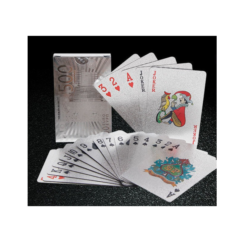 Popular PVC Pokers Large and Small Characters Texas Poke r PVC Material Card Waterproof Frosted Plastic poker