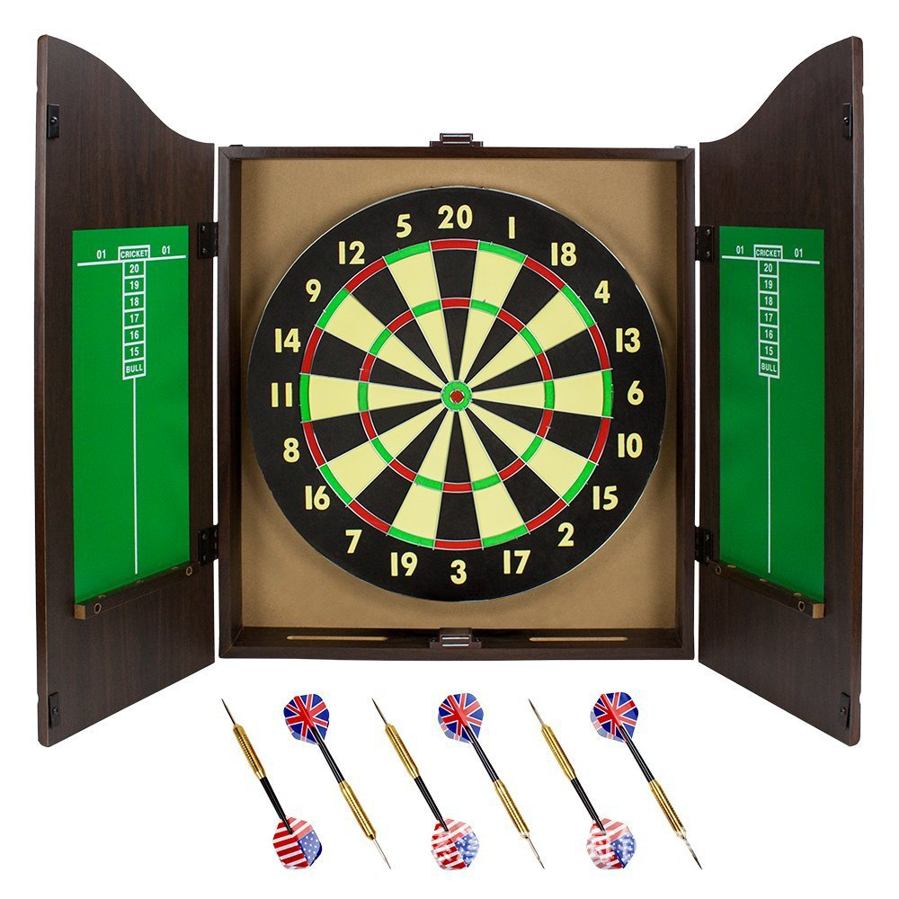 New Dartboard Cabinet Design MDF Material  For Indoor Entertainment Games