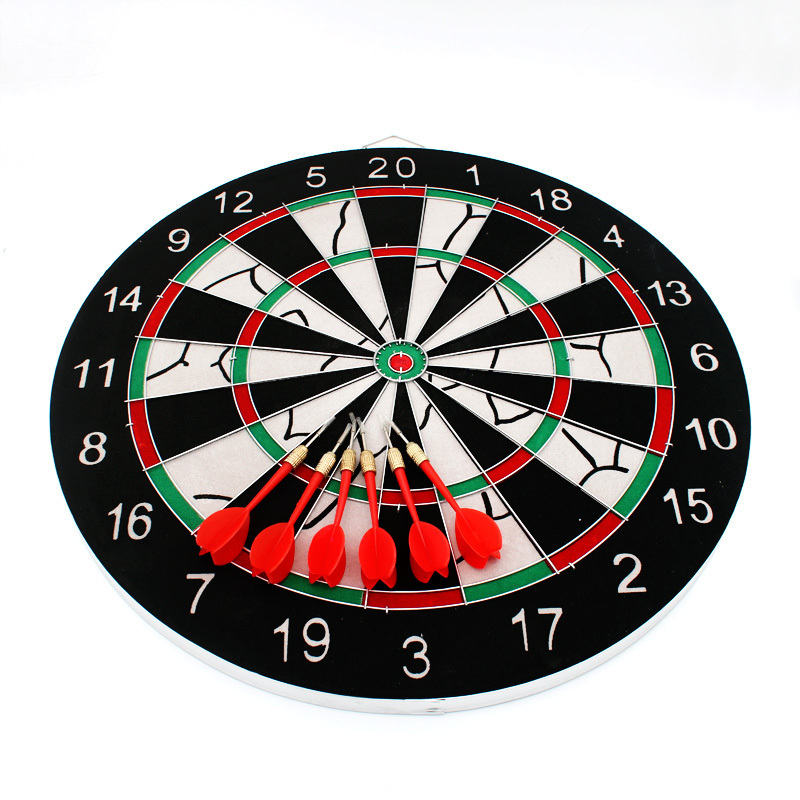 Indoor Game Sport Double Side 18 Inch Dartboard With Darts