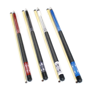 13mm Tip 57" white wood 1/2 center jointed billiard pool cue for sale