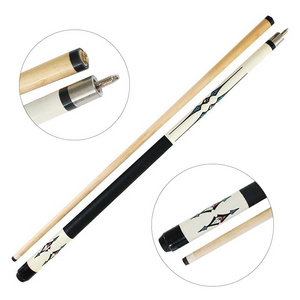 High quality 58" maple wood billiard pool cue with 12/13mm cue tip