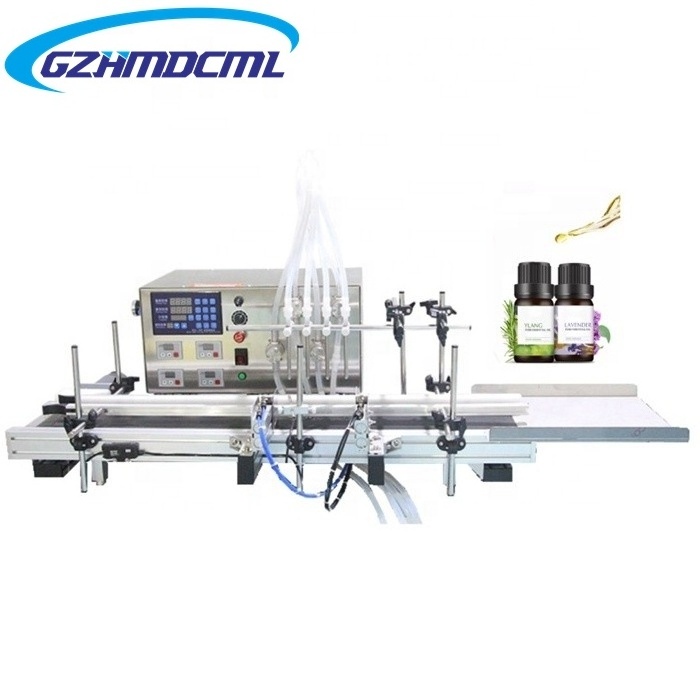 Full Set Complete Automatic Small Bottle Drinking Mineral Water Production Line four-head liquid Filling Machine